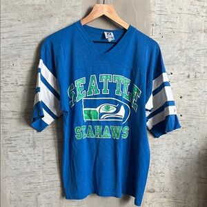 Vintage Seattle Seahawks Blue T-Shirt